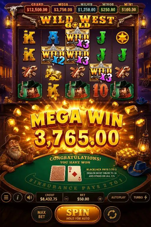 WildWestGoldMegaways — скриншот 2